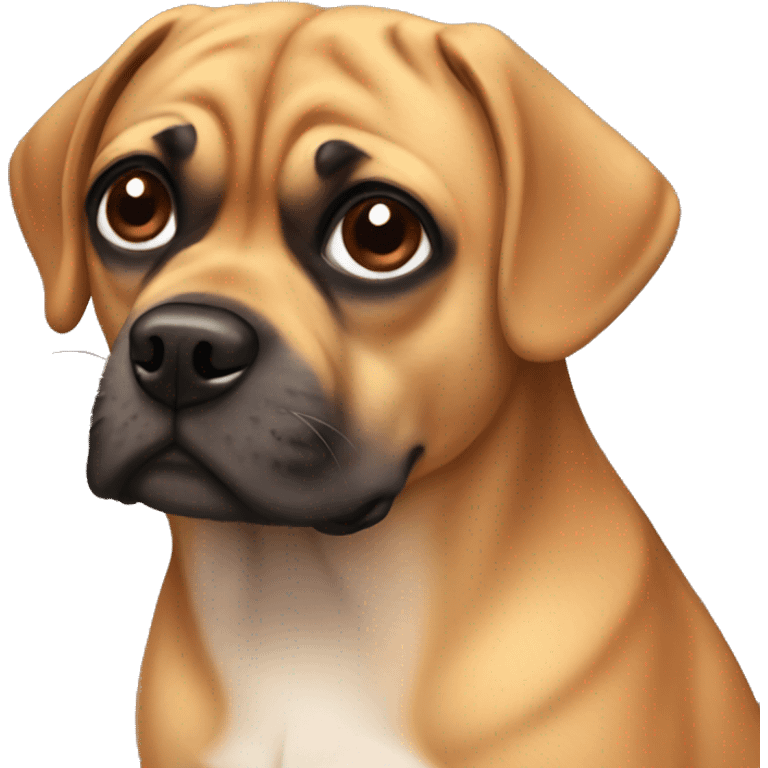 A Brown Puggle  emoji