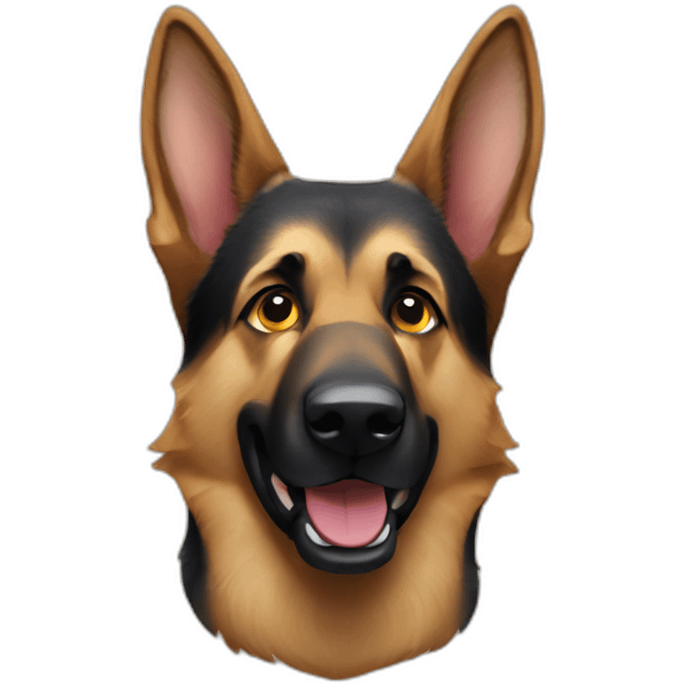 Bud light German shepherd emoji