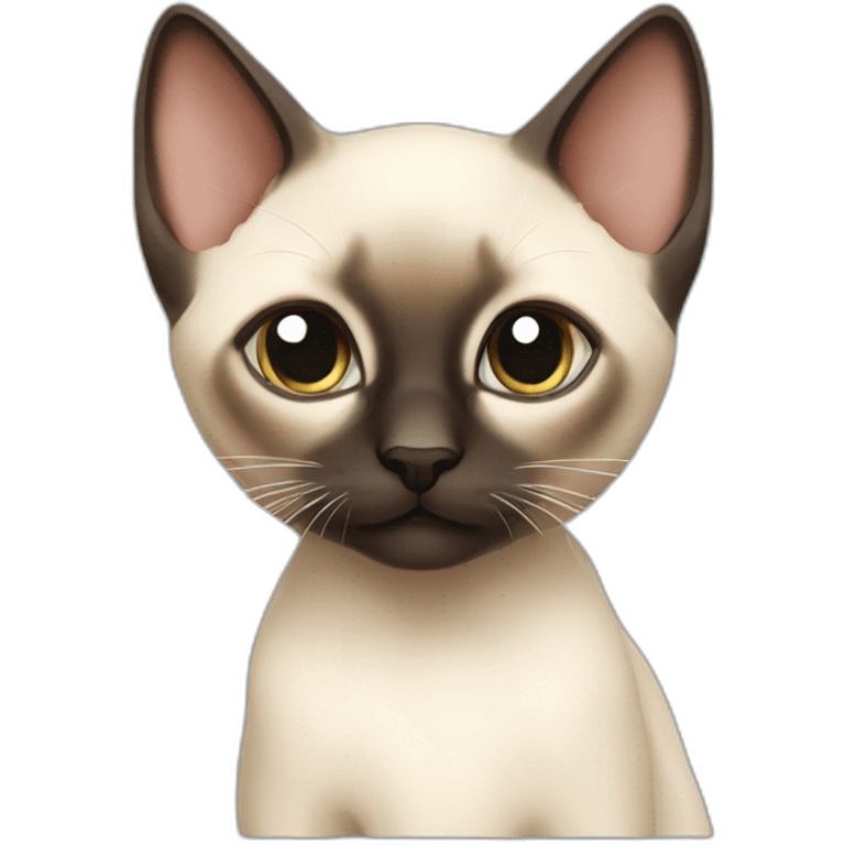 Siamese kitten emoji