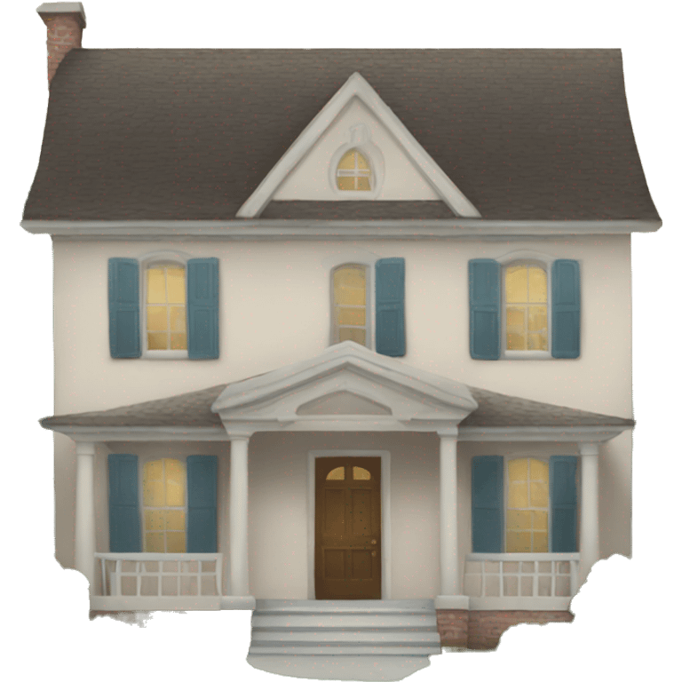 1 story house emoji