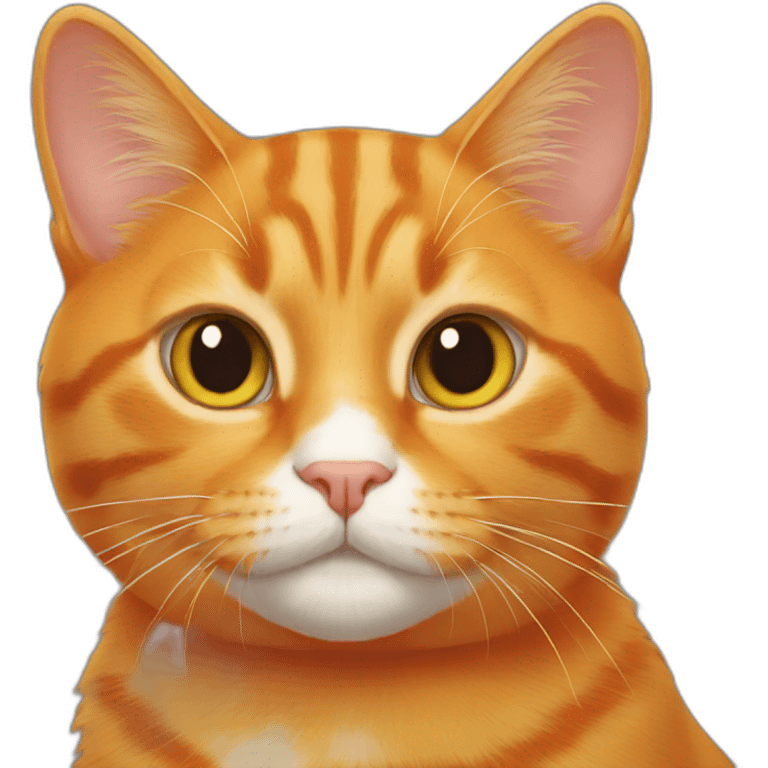 Orange cat emoji