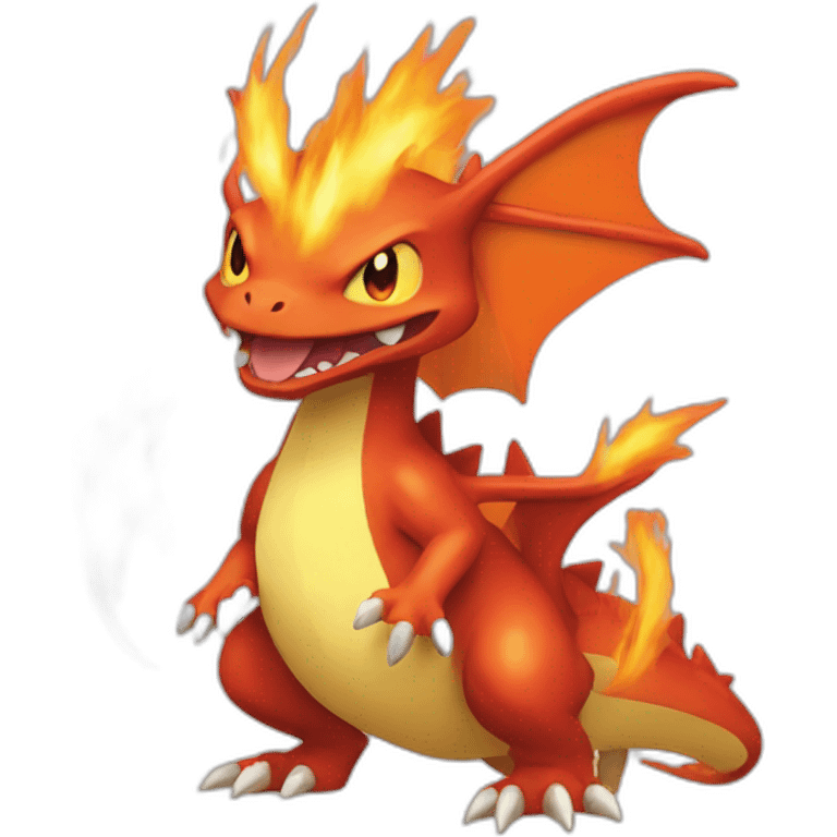 Dracaufeu pokémon emoji