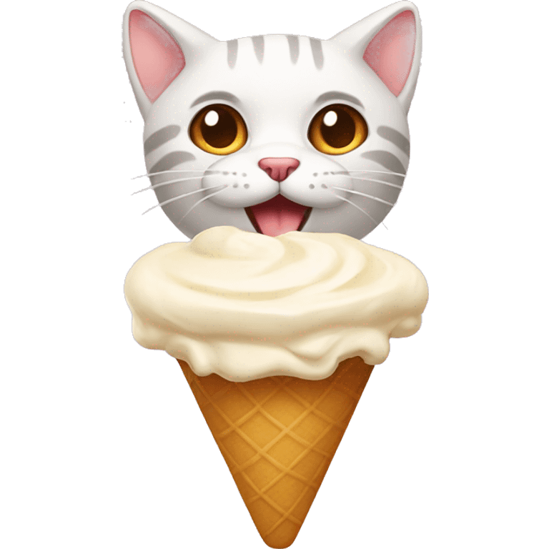 Gato helado  emoji