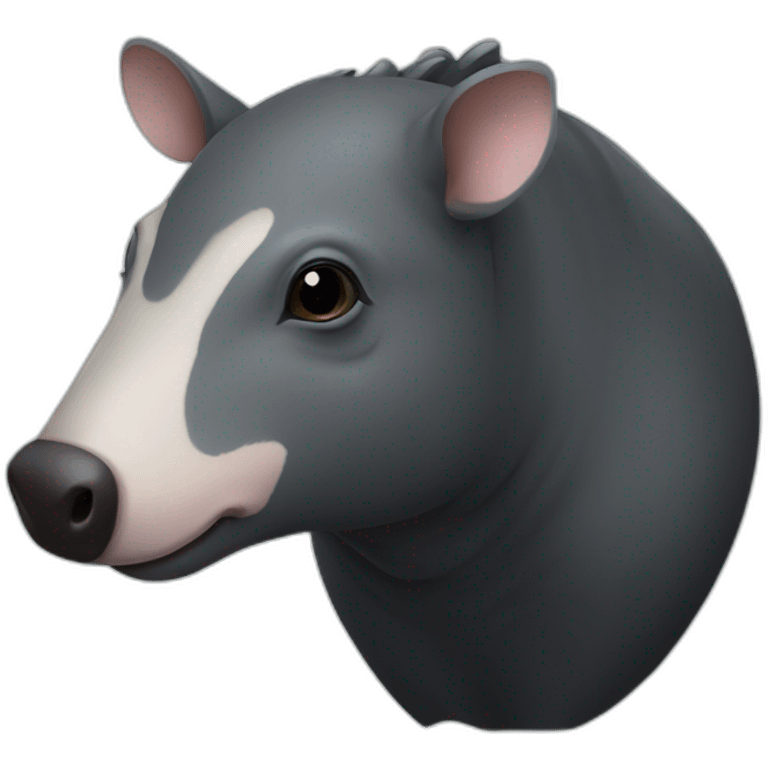 Tapir in profile emoji