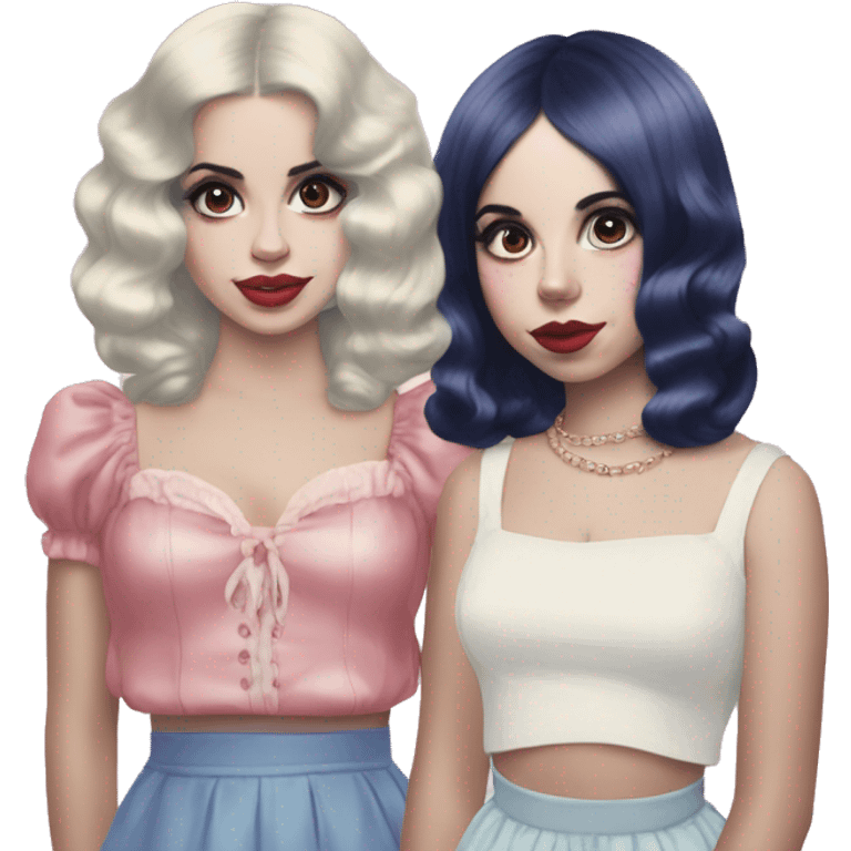 Lana del rey and Melanie Martinez  emoji