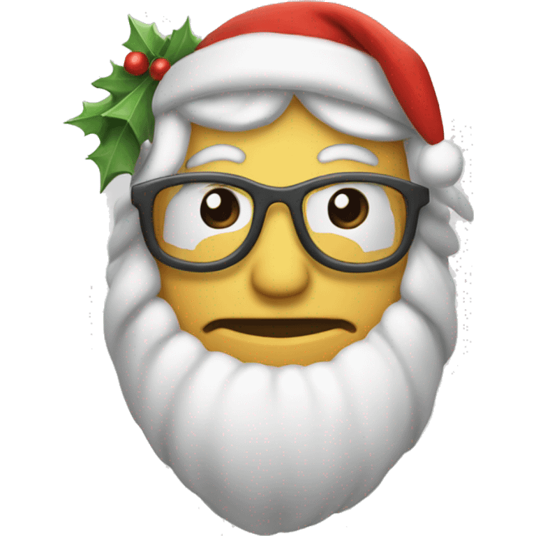 mono navideño emoji