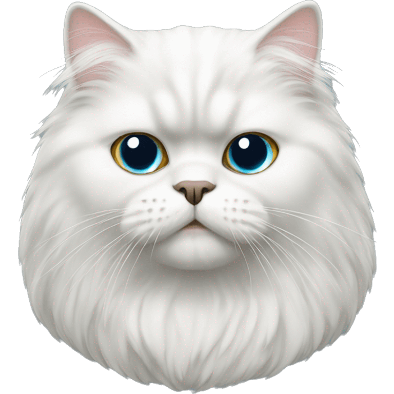 white persian cat emoji