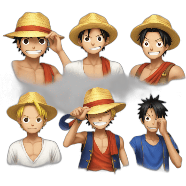 Luffy sabo ace emoji