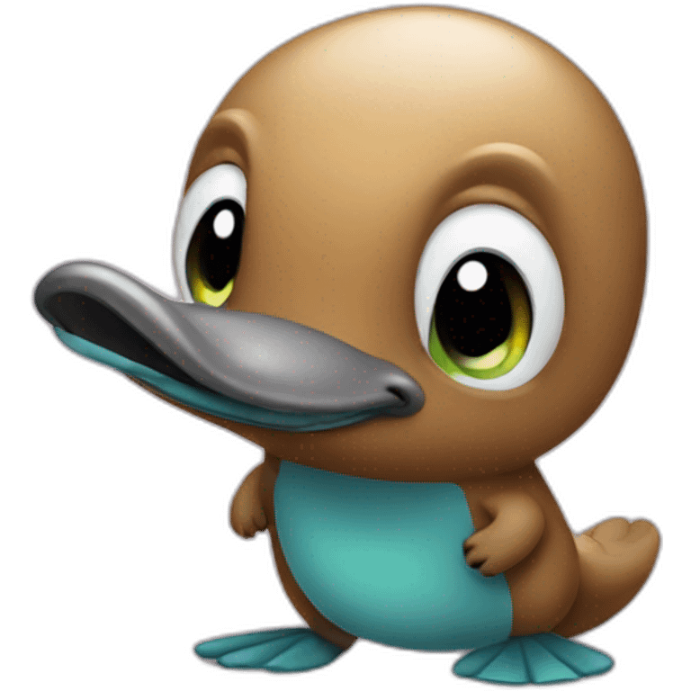 Cute platypus emoji