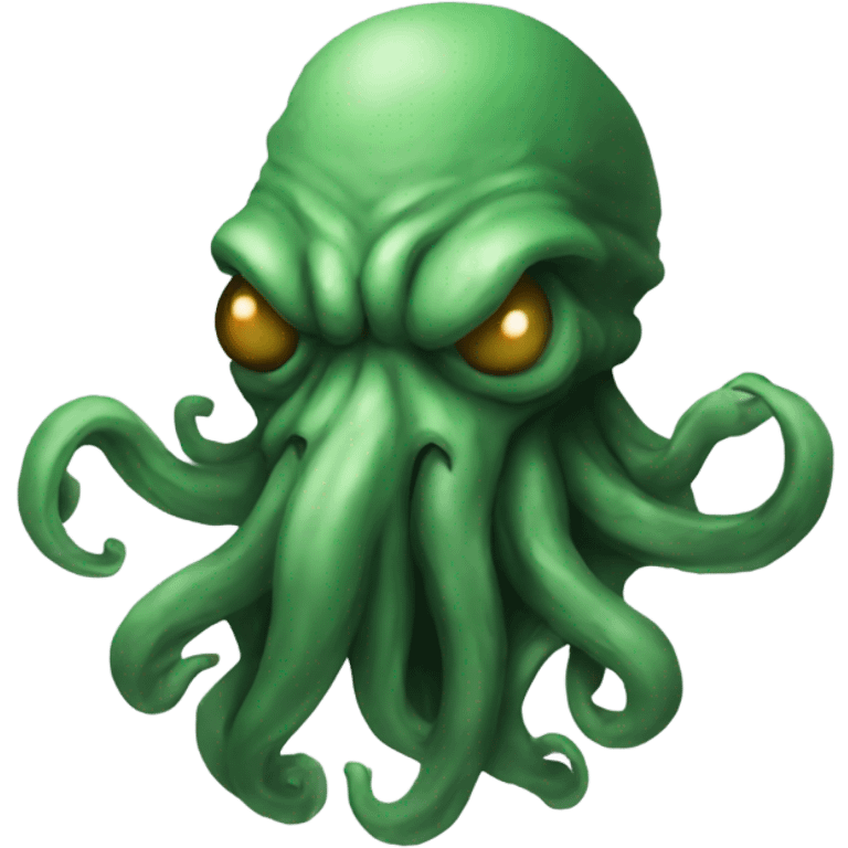 Cthulhu blowing kiss emoji