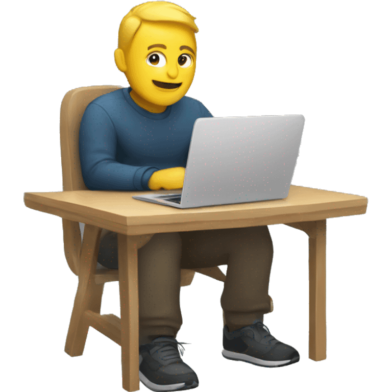 cybersportsman with laptop emoji