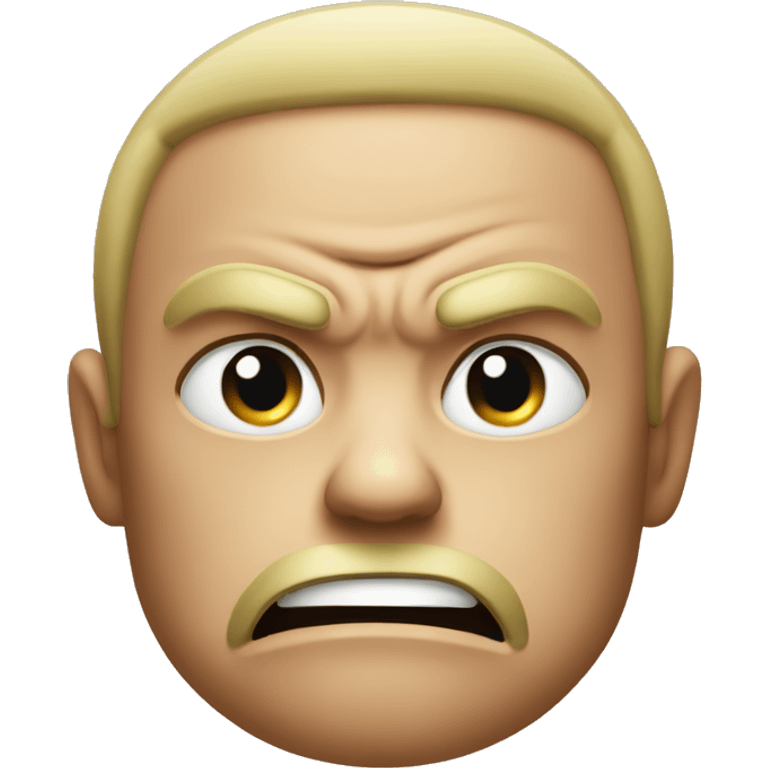 Angry face  emoji