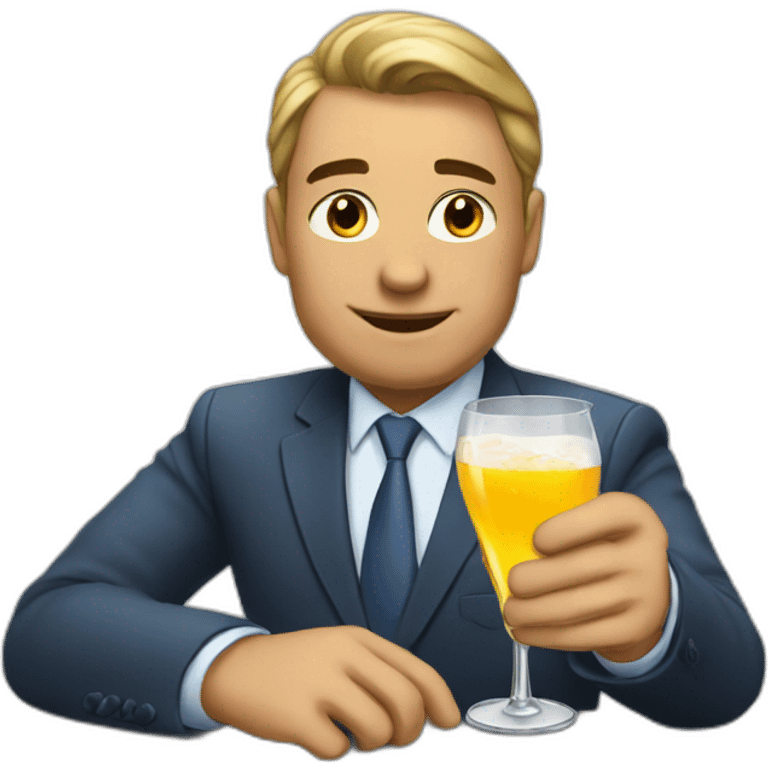 CEO-drinks emoji