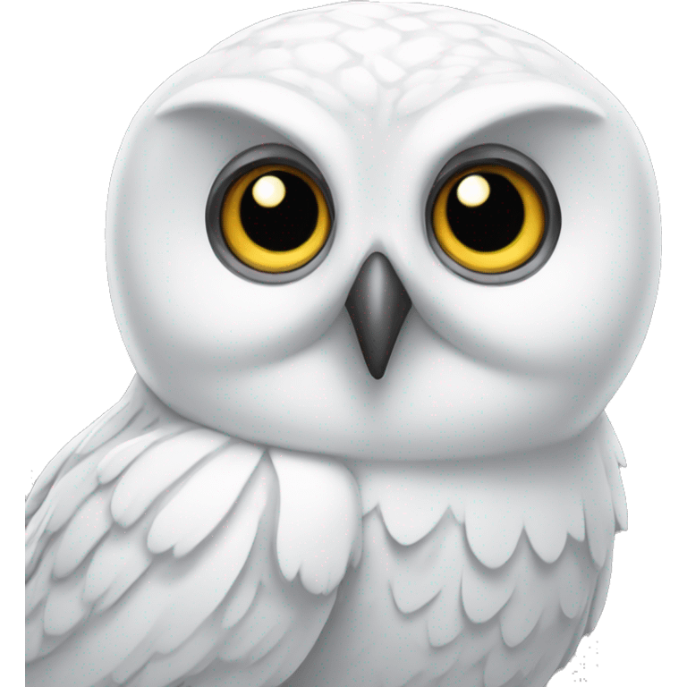 White owl ￼ emoji