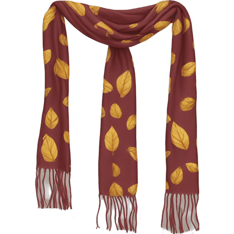 Fall scarf emoji