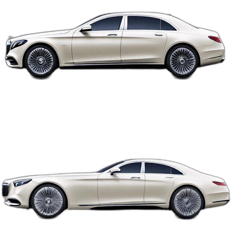 Mercedes maybach 2023 two color profile view emoji