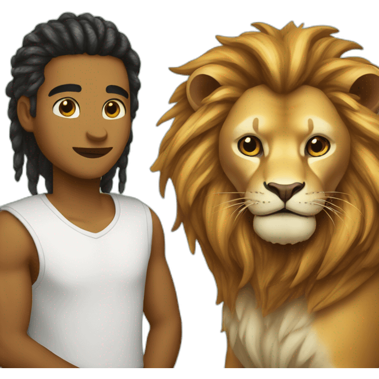 Leo and Scorpio animals emoji