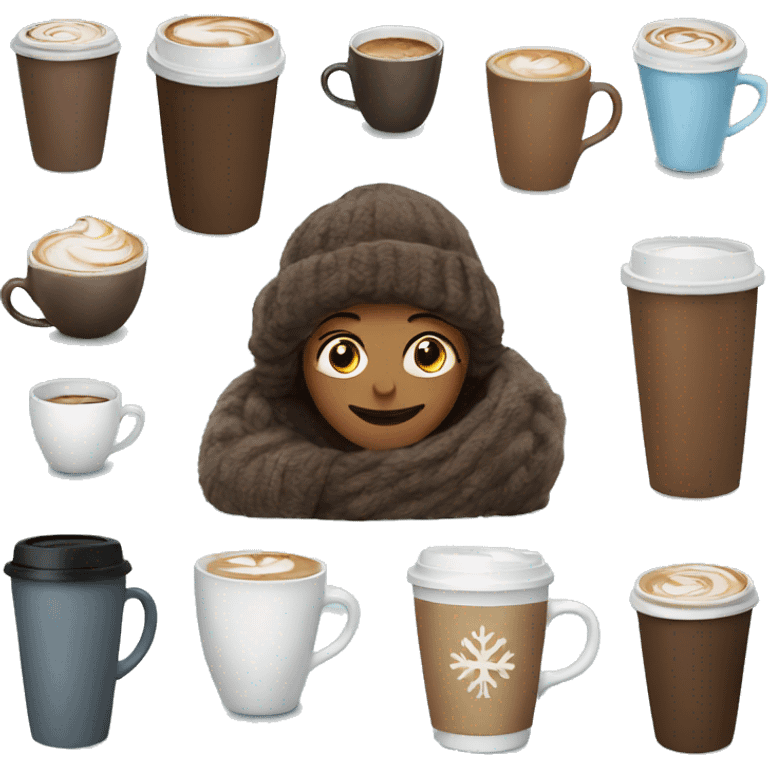 Coffee winter emoji