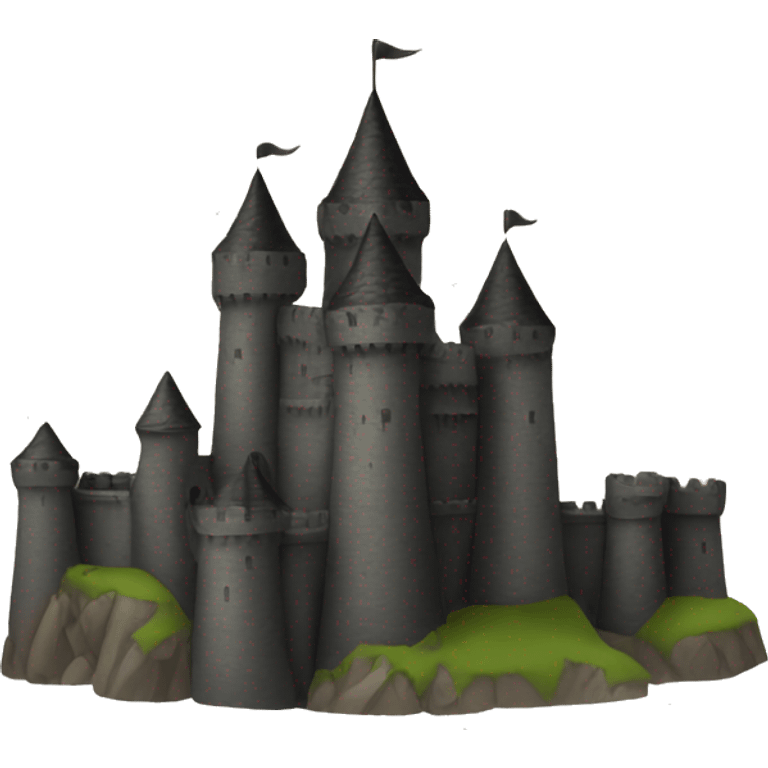 black castle emoji