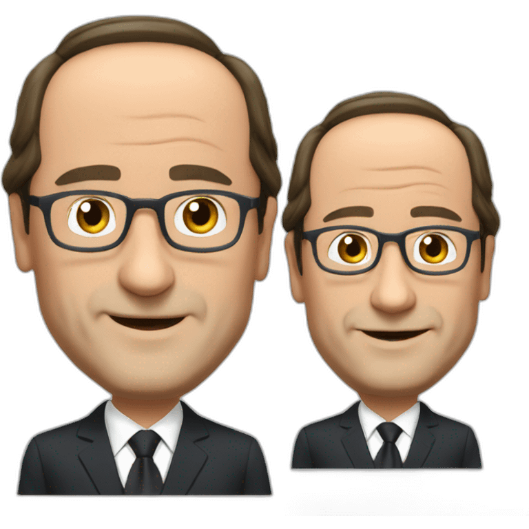 François Hollande Anime style emoji