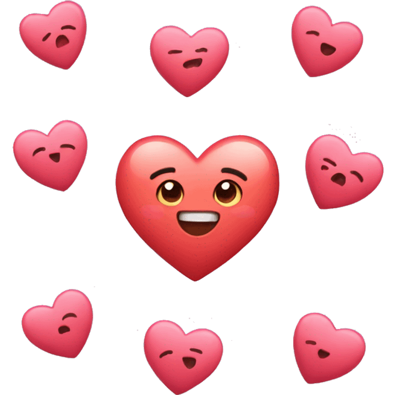 Cute hearts emoji