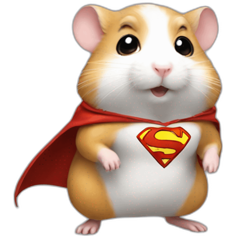 Supermann Hamster emoji