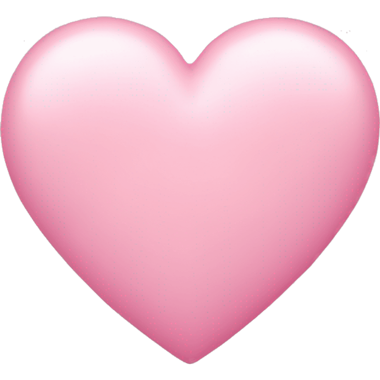 Pink pastel heart  emoji