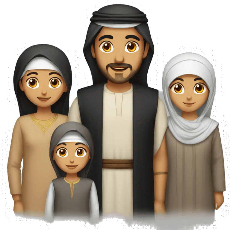 arab family emoji