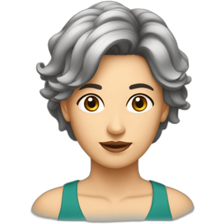 Cristina Córdula cheveux court emoji