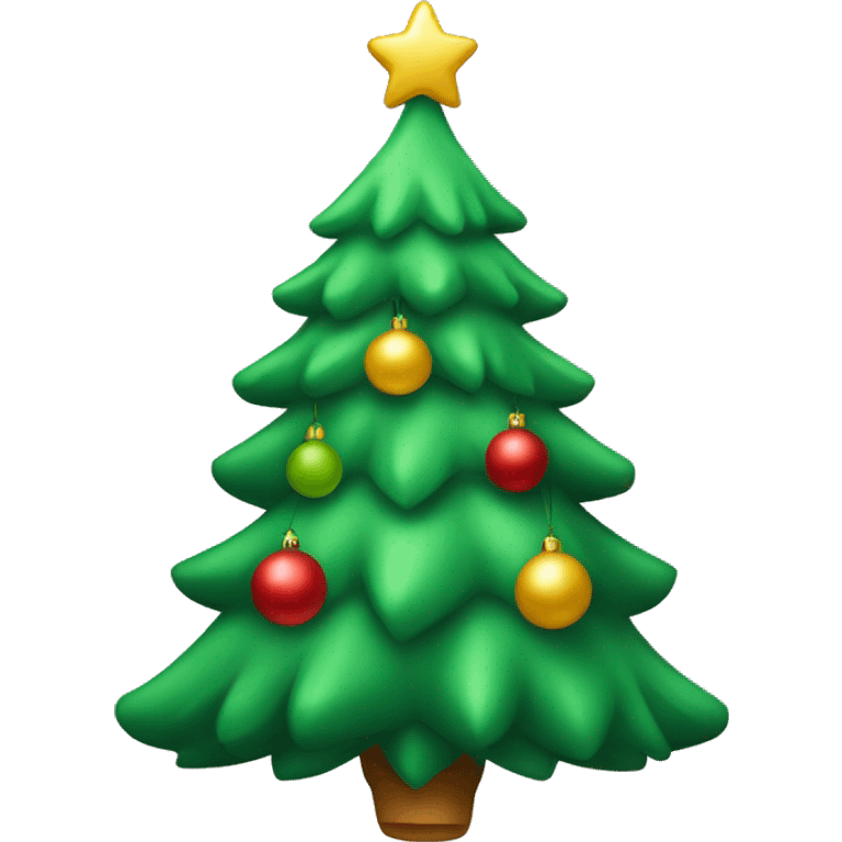 Christmas tree decoration emoji