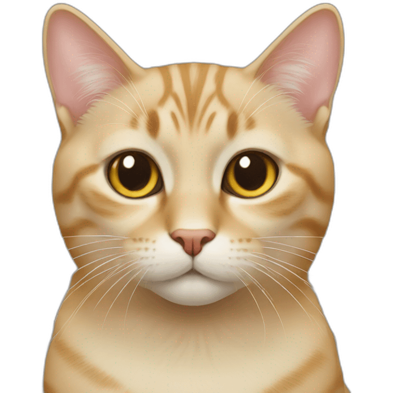 biege cat emoji