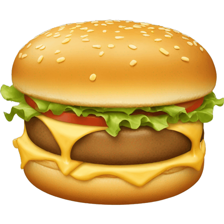 Hamburgesa de doble queso  emoji