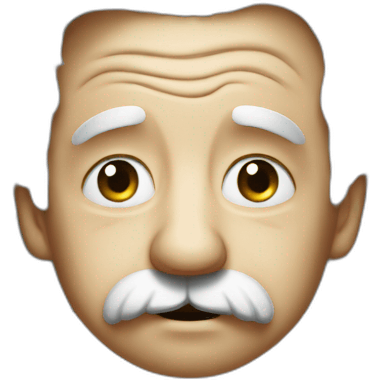 Einstein crying hard emoji