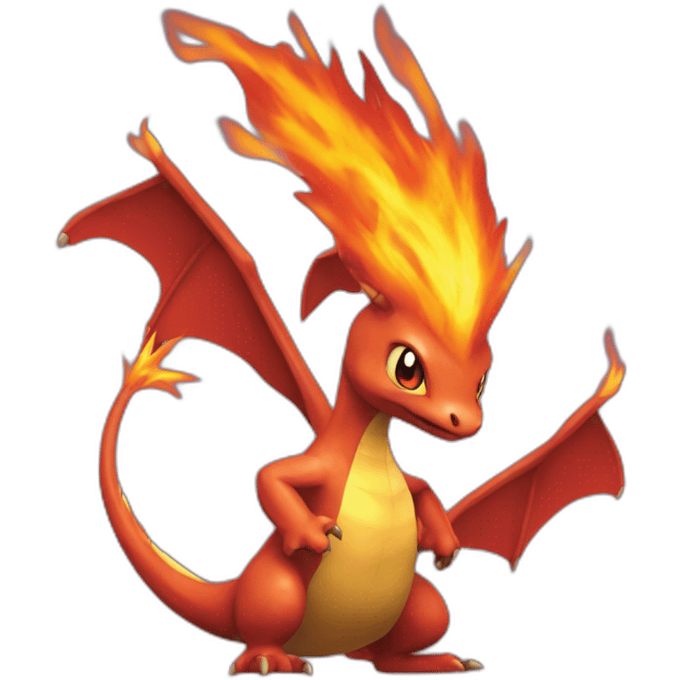 Dracaufeu pokemon emoji