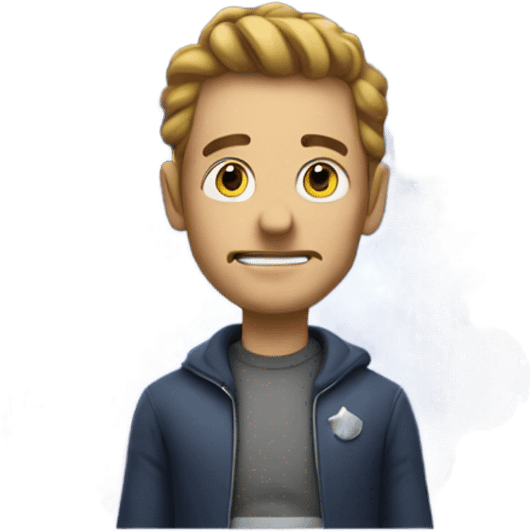 A man with a Shiesty on and galaxy gas emoji