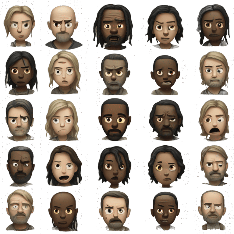 Walking dead emoji