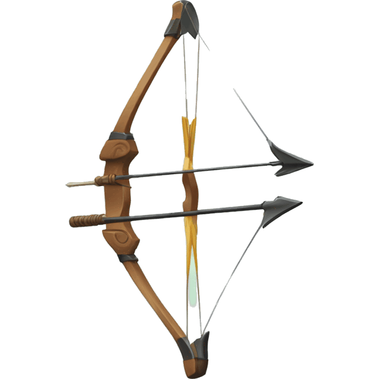 modern bow and arrow emoji