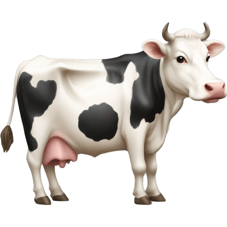 cow with udder side view emoji