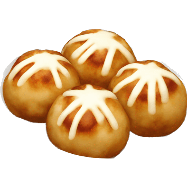 Takoyaki balls dish emoji