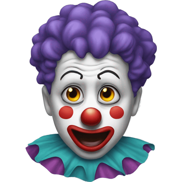 Clown crying emoji