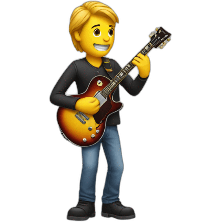 guitar playing emoji