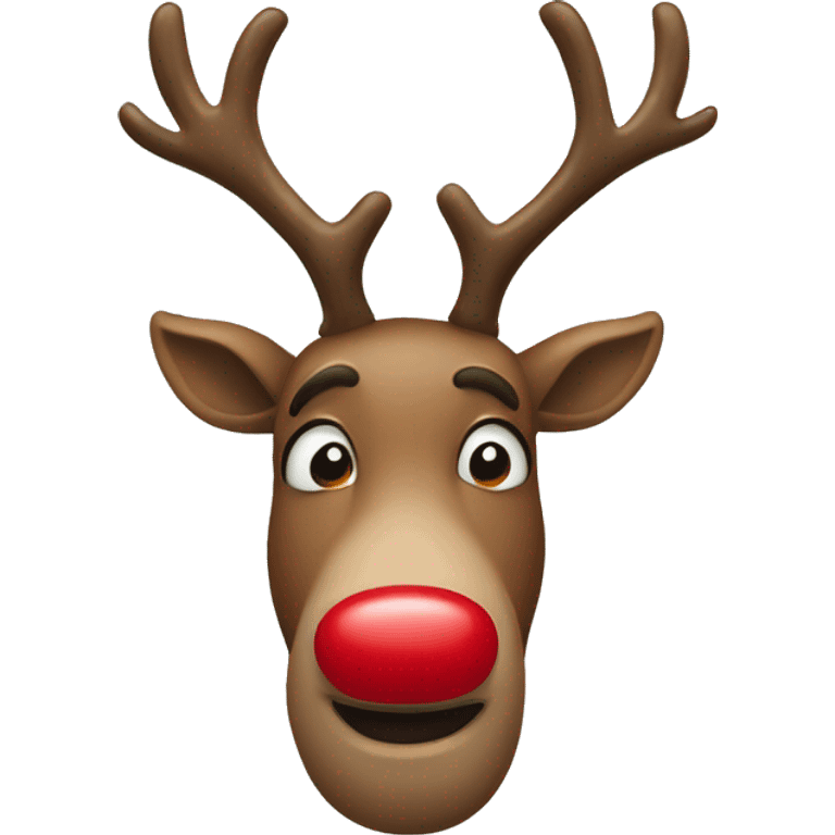 Red Nosed Reindeer emoji