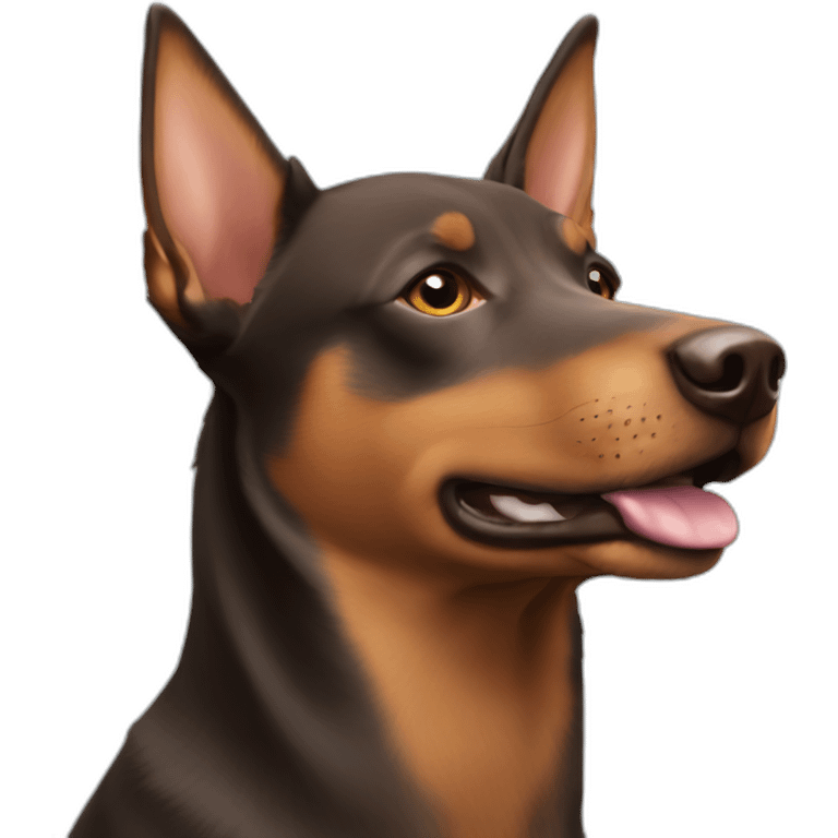 Australian Kelpie brown emoji