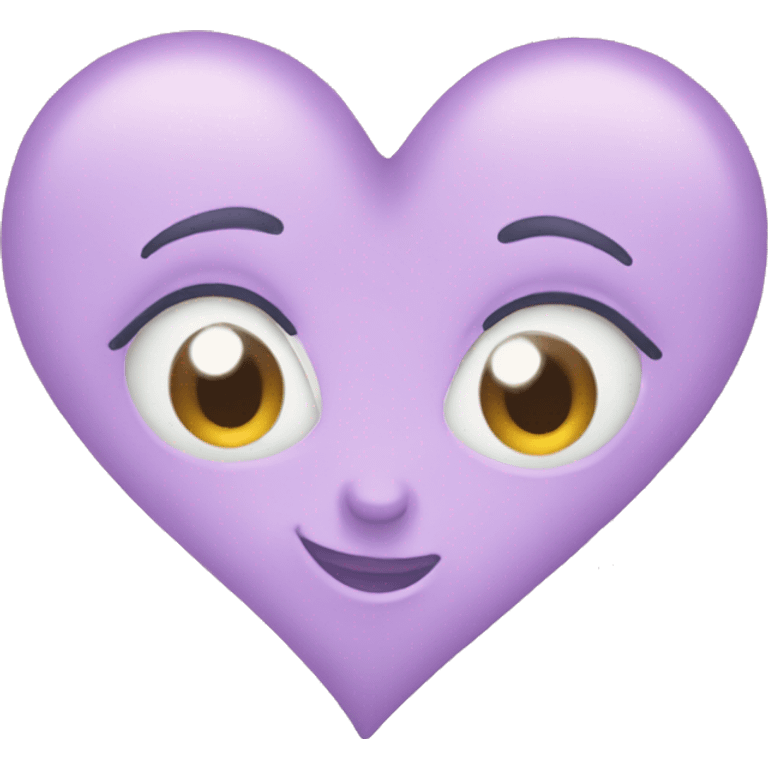 Pastel heart emoji