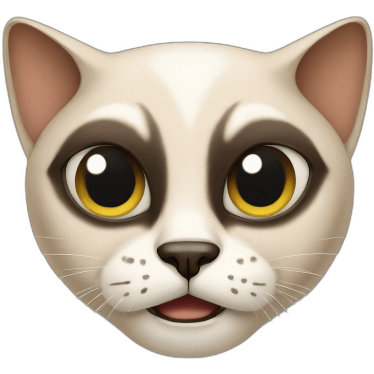 Angry siamese cat emoji