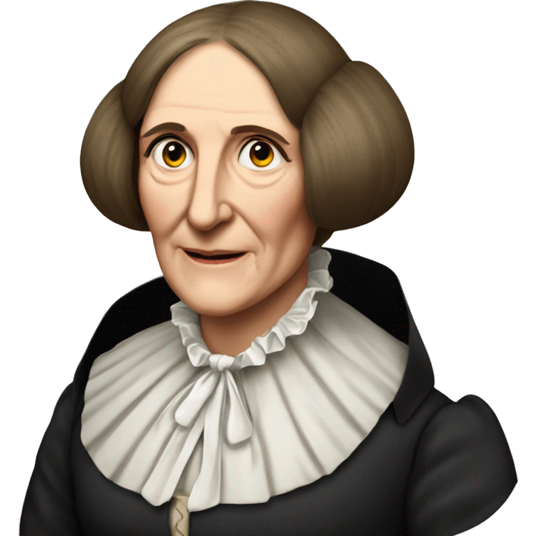 George Eliot (real name Mary Ann Evans) british writer emoji