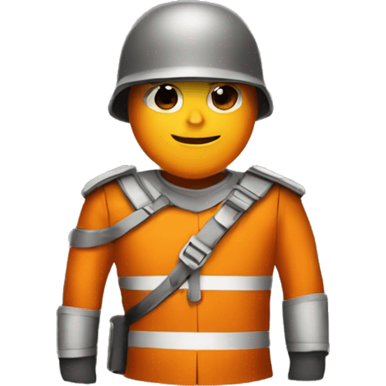 orange soldier emoji