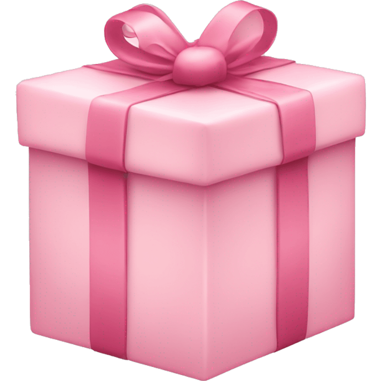 Light pink Christmas gift  emoji