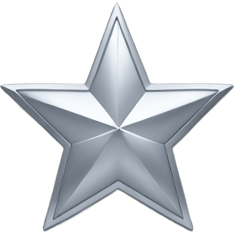 Silver star emoji