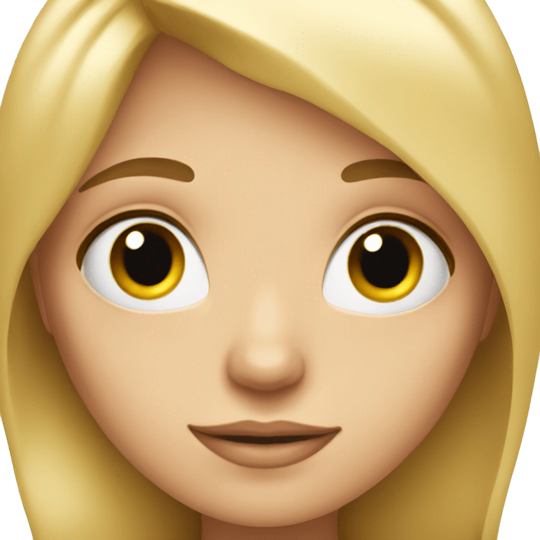 cute blondie girl emoji